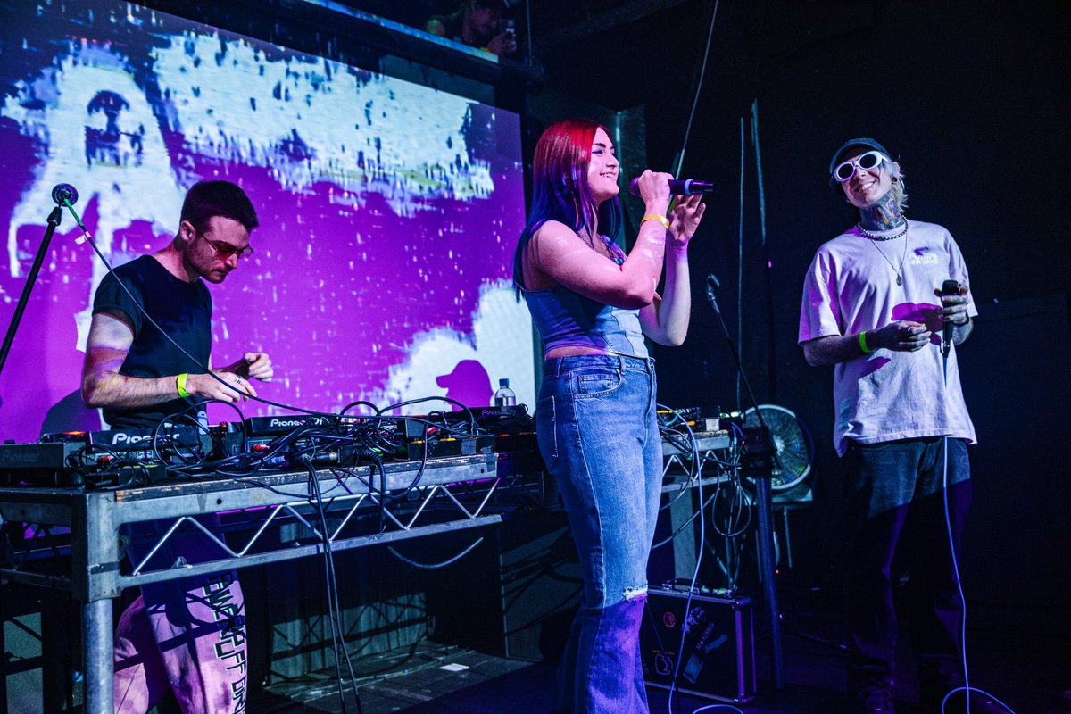 DATAGIRL_'s tweet photo. We’ve been friends and collaborators for four years, and we finally had the chance to perform together 🩵🌐 Grateful for @donorlens and their artistry and influence, now and forever ♾️ 
We have a surprise for you. Check back next week to see what it is ~

📸 by @augnosmusic https://t.co/4U5Hs5oO1j