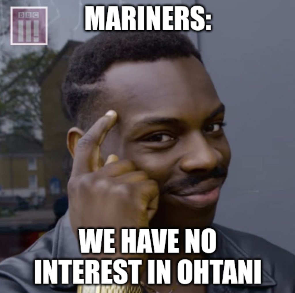 cavemanug69's tweet photo. Report: Ohtani camp will take it personally if any rumors are leaked regarding negotiations 

#Mariners https://t.co/6YcquCIGGU