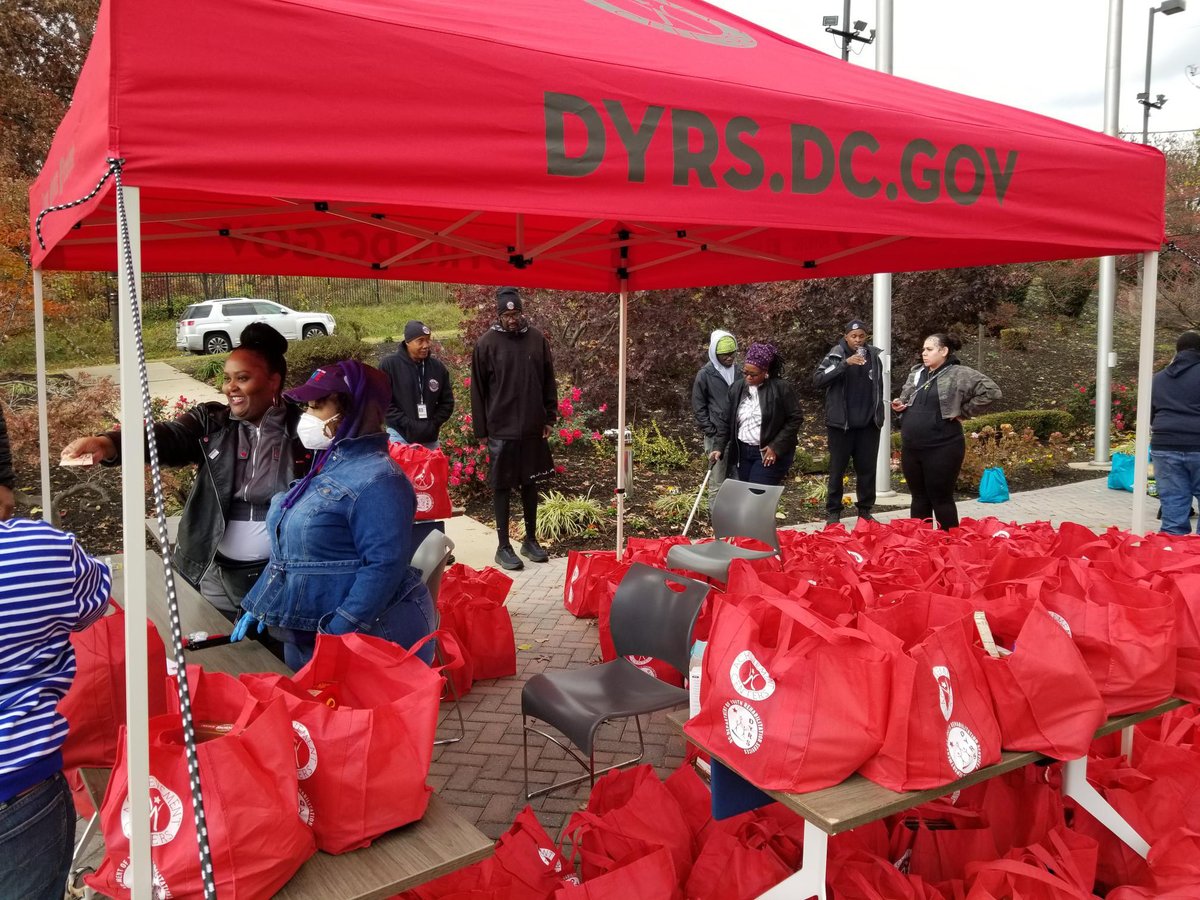 We've just distributed 100 Turkey Baskets to DYRS families in addition to 300 food bags and 300 gift cards to DC families in need! Thanks to the incredible World Missions Extension Center and our dedicated DYRS staff! Let's keep the spirit of Thanksgiving alive! #ThanksgivingLove