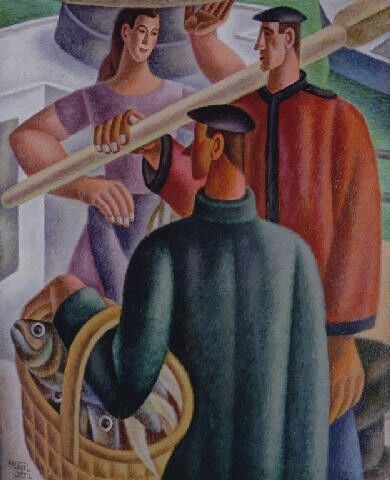 Amarenak's tweet photo. 🖌️ Hoy hemos descubierto estos cuadros de #NicolásMartínezOrtizdeZárate. Pintor, cartelista, muralista y grabador bilbaino (1907-1991) ¿Conocíais?
#historiasquesellevanpuestas⁠
⁠
#basqueartist #BasqueStyle #BasqueDesign #côteBasque #madeinBasqueCountry https://t.co/EE8U3Rmzr6