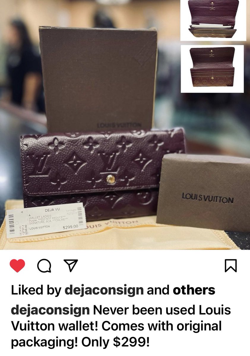 DejaVu_Consign's tweet photo. #louisvouittonlover #ChristmasGift https://t.co/kCiTKhQMcz