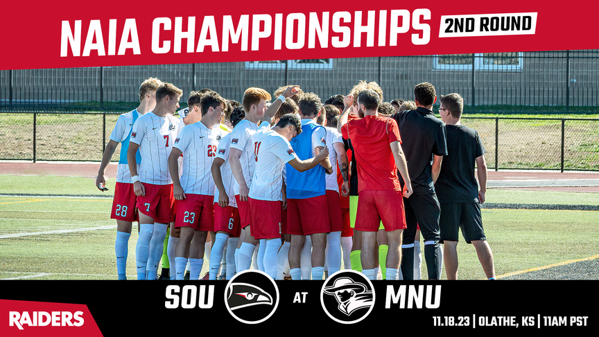 SOURaiders's tweet photo. Tournament time in Olathe, Kansas!

⚽️ @SOUMensSoccer at MidAmerica Nazarene
⌚️ 11am PST
💻 https://t.co/aD3ulHgitc
📊 https://t.co/33HPkdeUTN
📰 https://t.co/CtD5P5bjZJ https://t.co/lc9bHFP0DV