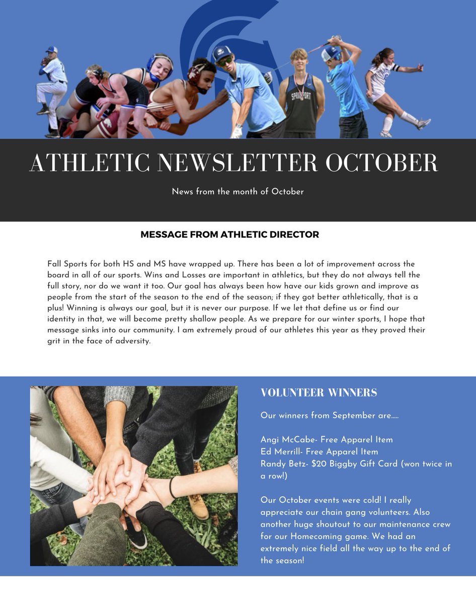 Springport Athletics tweet media