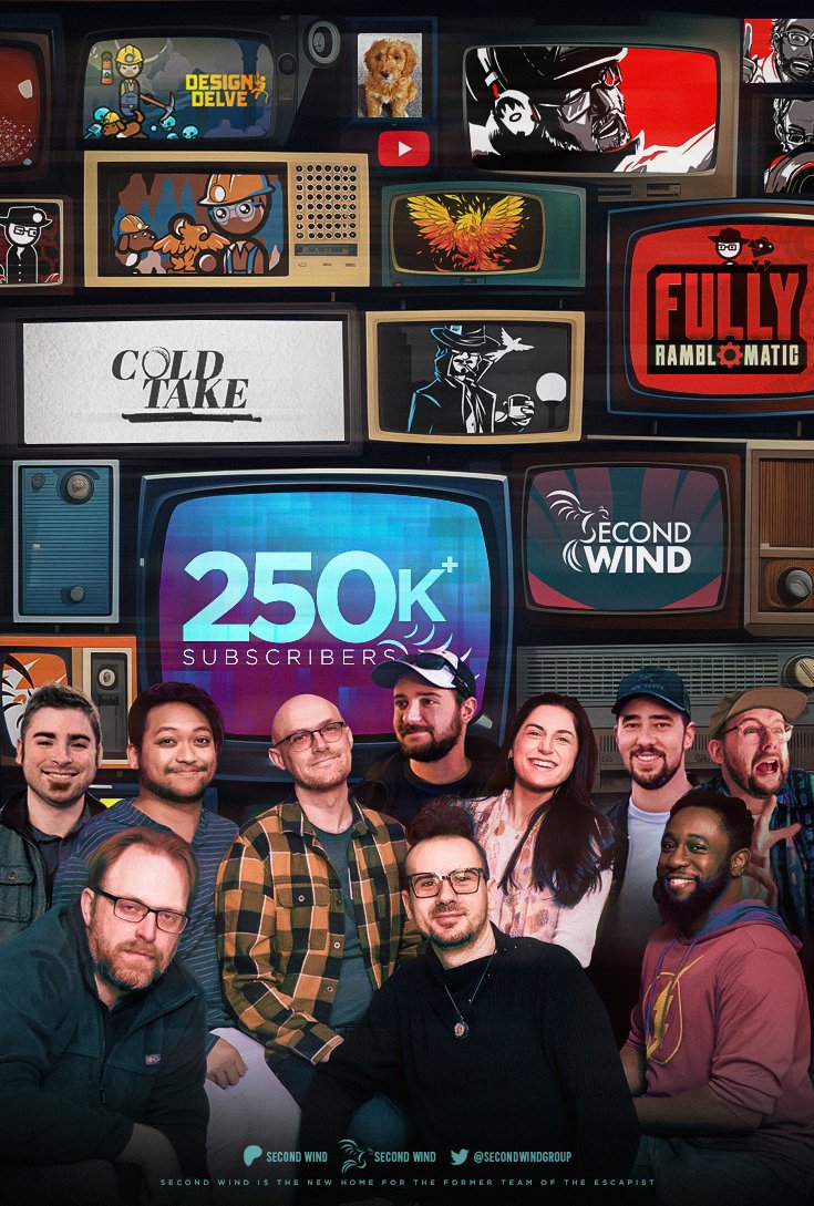 SecondWindGroup's tweet image. This was just week one.

30,000+ Discord Members
250,000+ YouTube subscribers
$50,000+ / month on Patreon
1.2M+ video views
2500+ pieces of merch sold.

Our story is just beginning.