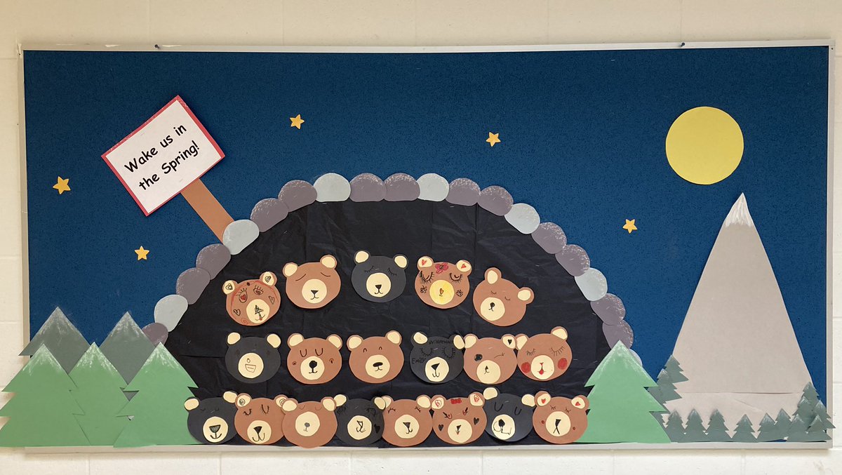 Wake us in the Spring! 
These sweet little bear cubs have been learning about the seasons and how different animals adapt to winter.