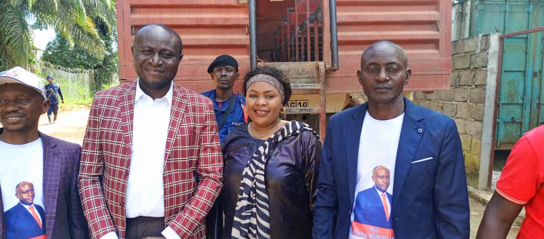 WSagbe's tweet photo. #Elections2023 : Le député sortant @juvenalmunubo vient d'arriver à #Wakale pour le lancement de la campagne électorale en quête d'un deuxième mandat. https://t.co/pCuwcnuQjB