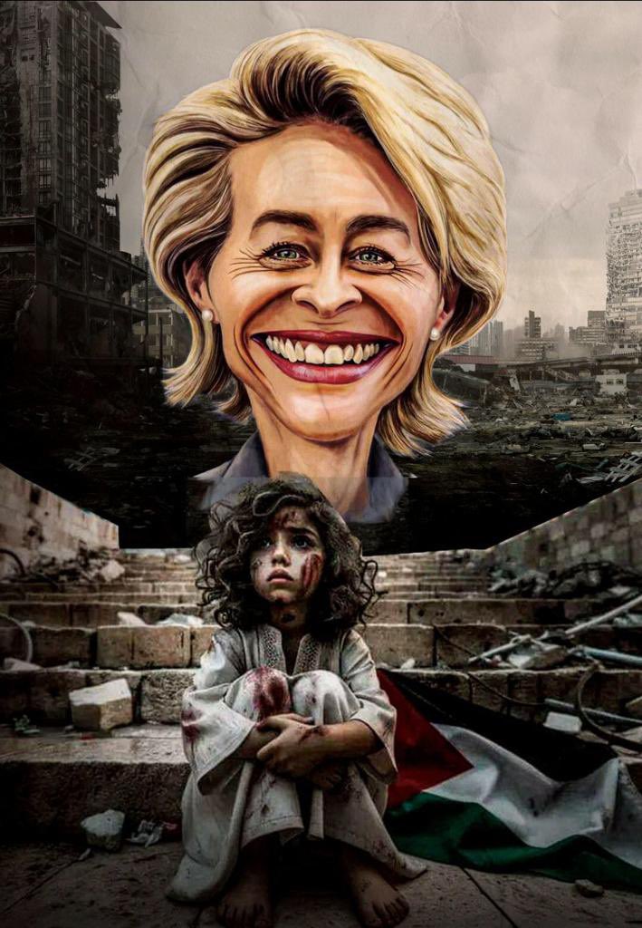 While #EU provides military, financial &amp; political support to #FascistIsrael, they announce providing humanitarian aid to #Palestinians in #Gaza

EU's double standard &amp; hypocrisy