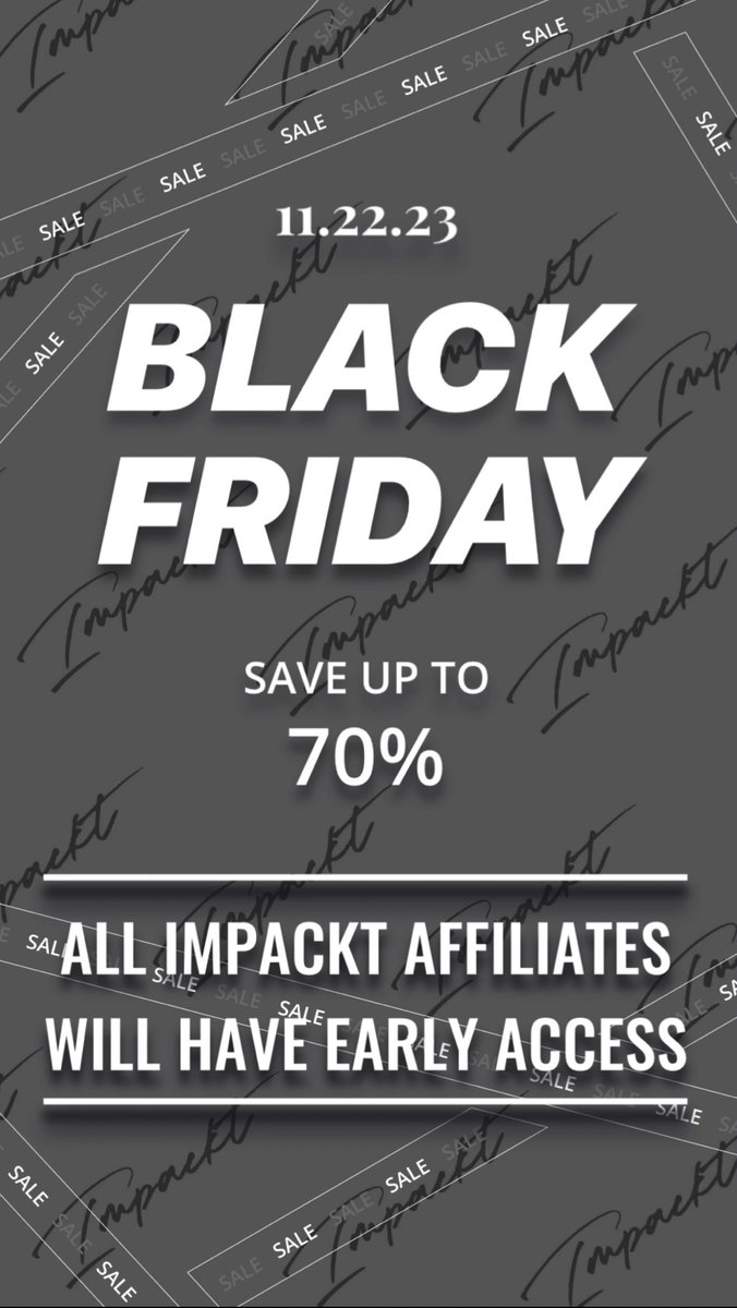 BIGGEST SALE OF THE YEAR 🔐🔥 theimpacktbrand.com