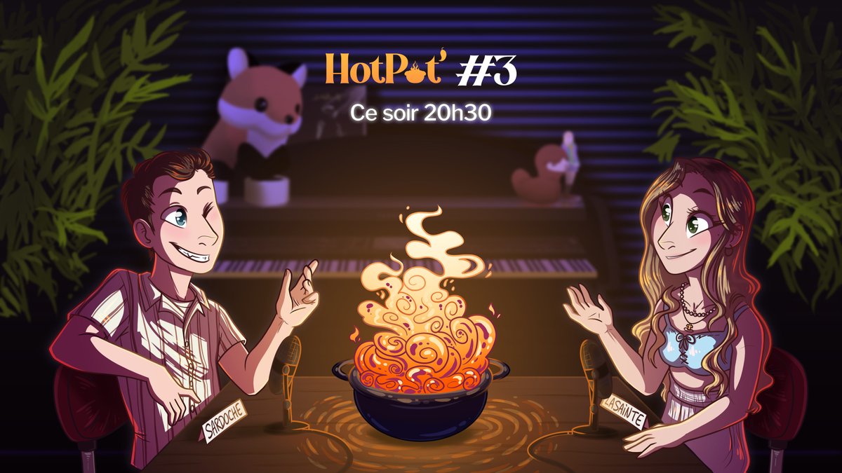 HotPot_TalkShow's tweet photo. 20H30 - HotPot' #3 - Député sous cocaïne, Ben Laden idole de TikTok...

https://t.co/VZdhKhnZE5 https://t.co/WzIIn4WNhW