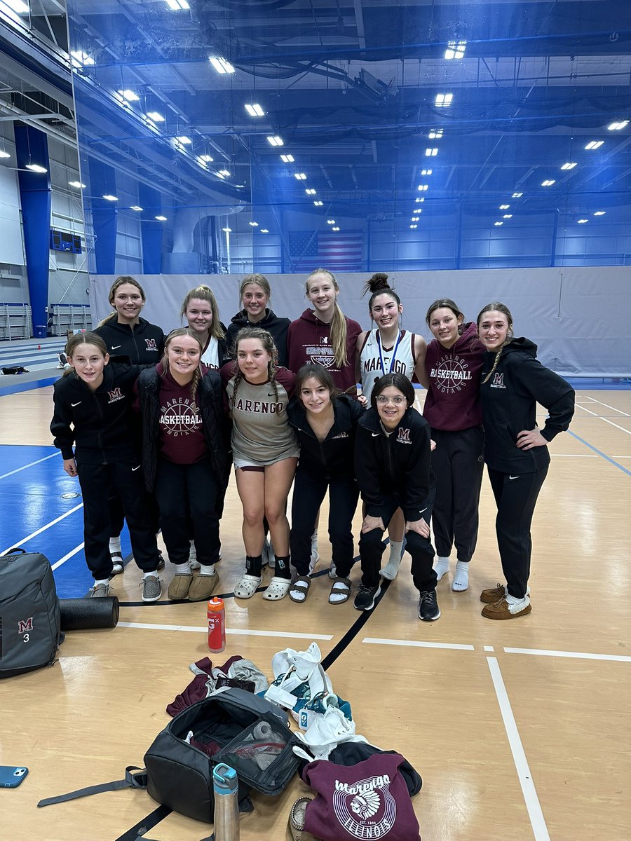 MarengoGBB's tweet photo. Congrats to @bellafrohling for earning all tournament team honors. Our girls ended strong today with a 50-13 win! https://t.co/k3vbC4E2ut