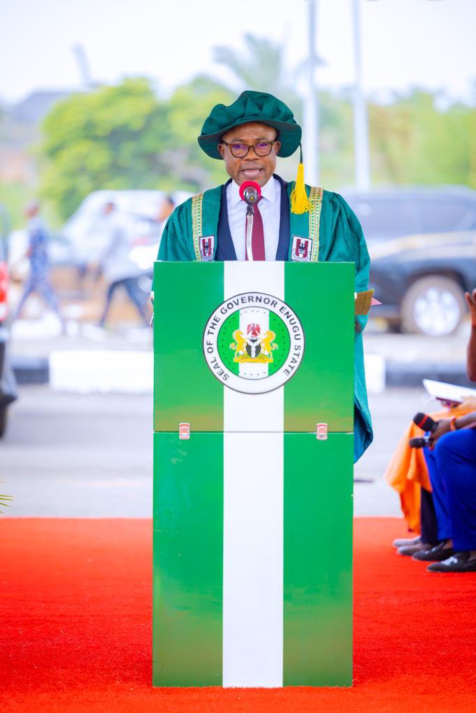 PNMbah's tweet photo. I delivered a keynote speech earlier today at the Enugu State University of Science and Technology, ESUT, Agbani, Enugu State.

During my presentation, I underscored the importance of quality education while also congratulating the 9,017 graduands who received various first and higher degrees.

Education remains our greatest weapon in the war against poverty. Under my leadership, the Enugu State educational system will witness radical changes. 

We have prioritised basic education. When we envisaged growing our GDP from the current levels of $4.4 billion to $30 billion by 2031, we placed education at the epicentre of our strategy.

We have designed a revolutionary strategy which is currently being implemented. The idea is to revamp the current educational system in Enugu State, from the basic schools through secondary to tertiary institutions such as ESUT.

We are tweaking the curricula to ensure that the poorest child in the remotest part of Enugu State receives world-class education using tools of the 21st century.

To this end, we have earmarked 30 per cent of our state budget for education in 2024, which exceeds the recommended international benchmark.

Interestingly, we have completed the construction of one smart school, awarded contract for the construction of nine others, while 250 more will be constructed in less than 14 months to cover the entire 260 wards across the state. In addition, teachers who will pilot the affairs of the model schools are currently being trained by global experts.

The smart schools will be sufficiently equipped with internet access, solar power, a centre for robotics and artificial intelligence, a modern ICT centre, two well-equipped laboratories for primary school and junior secondary school, a studio for creative production, 25 inclusive classrooms, with interactive digital whiteboards, android tablets for pupils’ use, among others.

Our dream for Enugu State educational system is one that would outlive us. That foundation is what we are laying now, and we're hopeful that posterity will benefit from it.
 
I commend the ESUT management for the good work being done in the institution and for inviting me to deliver a keynote speech on a day like this.
