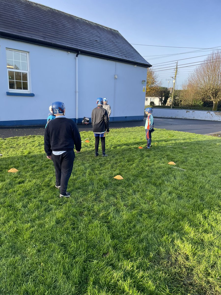 Busy two weeks since the Halloween break in the @CullionHurling schools. Continuing to work hard on hurling skills such as hand passing, soloing and catching along with some fun games! @coachingwh @gaaleinster