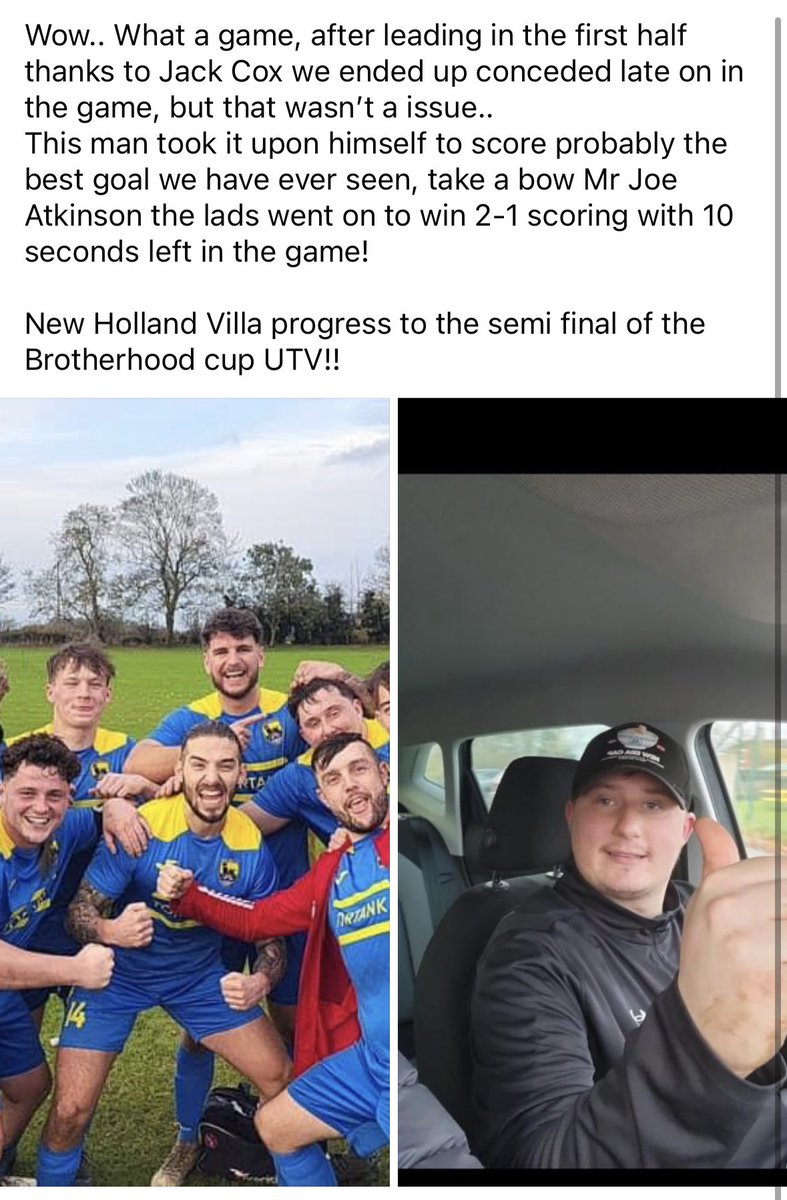 New Holland Villa FC tweet media