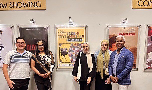 RDenEgipto's tweet photo. En participación de #RD en XI #SemanaDeCineIberoamericano de #ElCairo y III de #Alejandría, #RDenEgipto proyectó "#LaMontaña", de #TabaréBlanchard e #IvánHerrera, en #cine #Zawya de capital egipcia, y prevista 26 de noviembre en @ICAlejandria.

@MIREXRD
#CineDominicano
#MIREXRD https://t.co/JKa13tHCAE