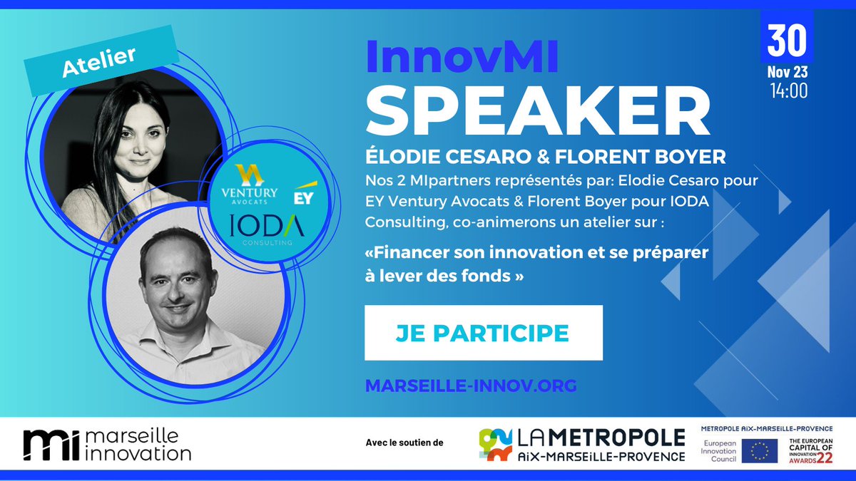 Marseille Innovation (@marseilleinnov) on Twitter photo ๐๏ธ๐-๐ญ๐ฏ๐๏ธ๐๐ป๐ป๐ผ๐๐ ๐ ๐ฏ๐ <a href="/marseilleinnov/">Marseille Innovation</a> !
๐๏ธ๐๐ผ๐ฐ๐๐ ๐ฆ๐ฝ๐ฒ๐ฎ๐ธ๐ฒ๐ฟ:ย Elodie & Florent co-animerons un atelier sur :
ยซ๐๐ถ๐ป๐ฎ๐ป๐ฐ๐ฒ๐ฟ ๐๐ผ๐ป ๐ถ๐ป๐ป๐ผ๐๐ฎ๐๐ถ๐ผ๐ป ๐ฒ๐ ๐๐ฒ ๐ฝ๐ฟ๐ฒฬ๐ฝ๐ฎ๐ฟ๐ฒ๐ฟ ๐ฎฬ ๐น๐ฒ๐๐ฒ๐ฟ ๐ฑ๐ฒ๐ ๐ณ๐ผ๐ป๐ฑ๐ ยป๐
๐Pour + d'infos: marseille-innov.org/save-the-date-โฆ ๐๏ธ๐-๐ญ๐ฏ๐๏ธ๐๐ป๐ป๐ผ๐๐ ๐ ๐ฏ๐ <a href="/marseilleinnov/">Marseille Innovation</a> !
๐๏ธ๐๐ผ๐ฐ๐๐ ๐ฆ๐ฝ๐ฒ๐ฎ๐ธ๐ฒ๐ฟ:ย Elodie & Florent co-animerons un atelier sur :
ยซ๐๐ถ๐ป๐ฎ๐ป๐ฐ๐ฒ๐ฟ ๐๐ผ๐ป ๐ถ๐ป๐ป๐ผ๐๐ฎ๐๐ถ๐ผ๐ป ๐ฒ๐ ๐๐ฒ ๐ฝ๐ฟ๐ฒฬ๐ฝ๐ฎ๐ฟ๐ฒ๐ฟ ๐ฎฬ ๐น๐ฒ๐๐ฒ๐ฟ ๐ฑ๐ฒ๐ ๐ณ๐ผ๐ป๐ฑ๐ ยป๐
๐Pour + d'infos: marseille-innov.org/save-the-date-โฆ