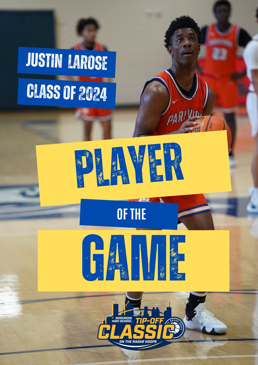Jonathan Hemingway (@jl_hemingway) on Twitter photo OTR Tip-Off Classic
Player of the Game
'24 G Justin LaRose of Parkview
14 points, three 3-pointers
Follow the <a href="/OTRHoops/">On the Radar Hoops Events</a> LIVE Recaps here:
ontheradarhoops.com/otr-hoops-tip-… OTR Tip-Off Classic
Player of the Game
'24 G Justin LaRose of Parkview
14 points, three 3-pointers
Follow the <a href="/OTRHoops/">On the Radar Hoops Events</a> LIVE Recaps here:
ontheradarhoops.com/otr-hoops-tip-…