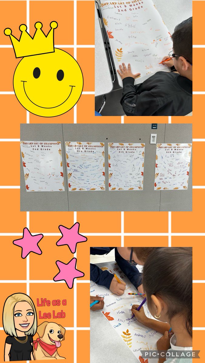EmilieManner's tweet photo. What a great Friday to kick off the break-1. Breakfast of Champions for honor roll 2. Labs with Loot for PBIS celebration 3. Treats from PTO #LifeasaLab https://t.co/Ehv3A5vk5h