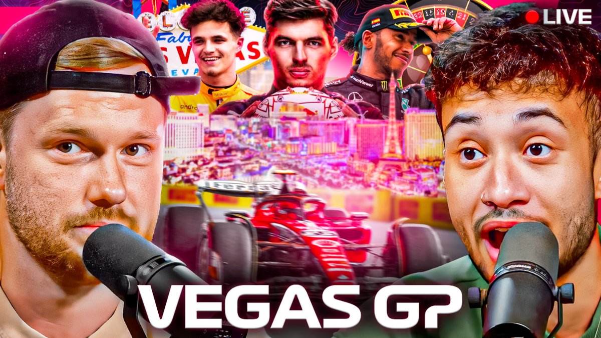 Set your alarms!⏰

F1 LAS VEGAS GRAND PRIX! | Live @ 5.30am

Set notifications HERE: youtube.com/live/InInQcmL5…