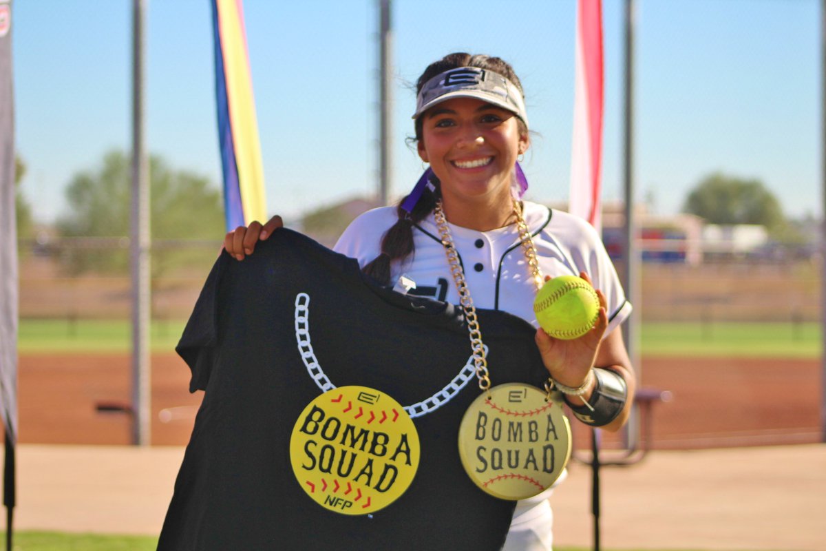 Over the Fence Homerun during this year's Border Madness earned you a BOMBA SQUAD tshirt!