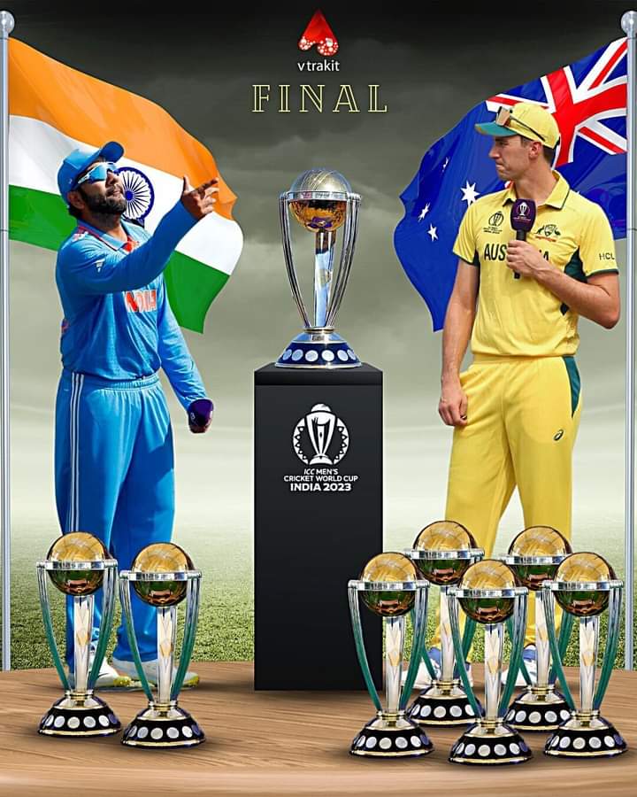 𝐈𝐭’𝐬 𝐈𝐍𝐃𝐈𝐀 𝐯𝐬 𝐀𝐔𝐒𝐓𝐑𝐀𝐋𝐈𝐀 #CWC23 🇮🇳🏆🇦🇺
🏟 Narendra Modi Stadium
📅 19/11/2023
🕑 2.00 pm

#INDvAUS #India #AUSTRALIANKELPIE