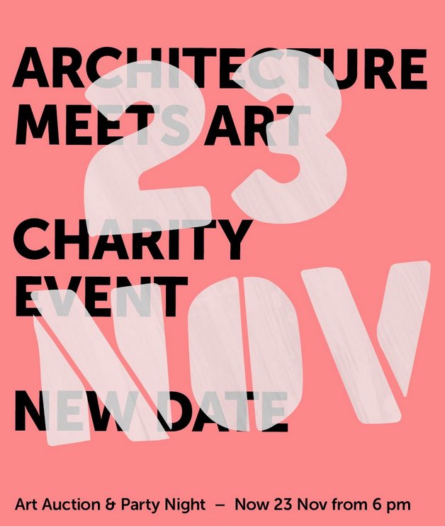 Brilliant to be hosting the "Architecture Meets Art" charity auction and party - taking place at our Glasgow Studio on Thursday Nov 23rd | 6-9pm

More info and secure a tickets &amp;- https:// designpopup.com/ameetsa