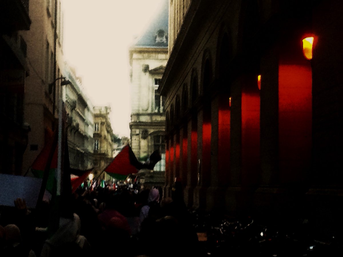 Lyon 18 novembre 23 : Manifestation pour la paix en Palestine -&gt; Cessez-le-feu immédiat et libération de tous les otages.
Plus de 15000 personnes y participaient.