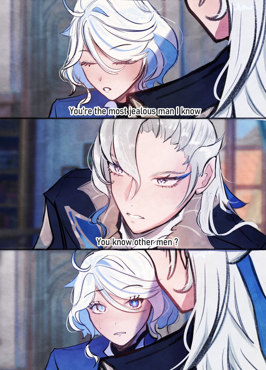 euterness's tweet photo. #ヌヴィフリ // #NeuviFuri 
Furina : ...Gentleman Usher ? https://t.co/Opsg9u2dhm
