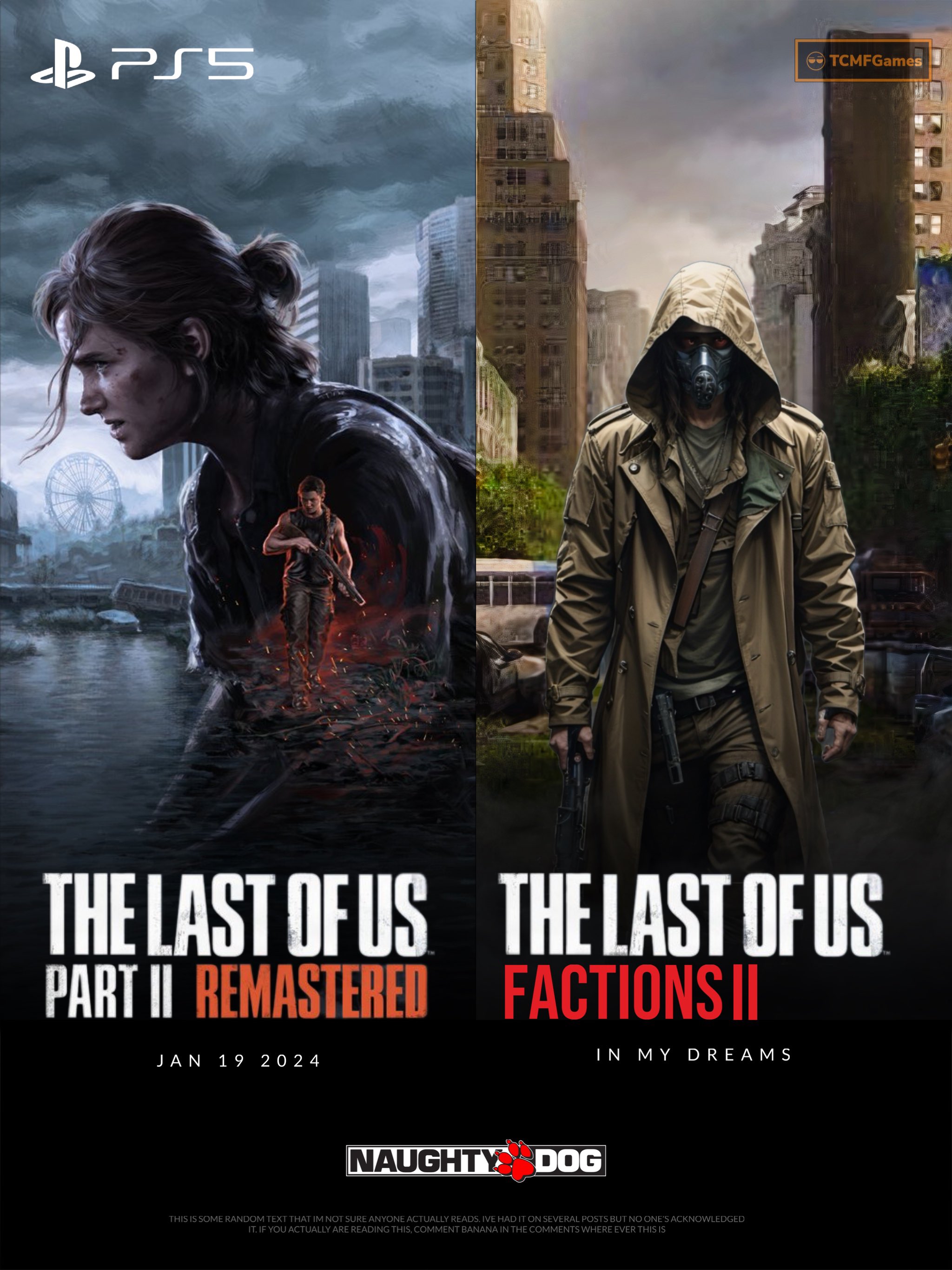 TCMFGames on X: We're about to get Last of Us 2 Remastered before, remastered  the last of us 2 