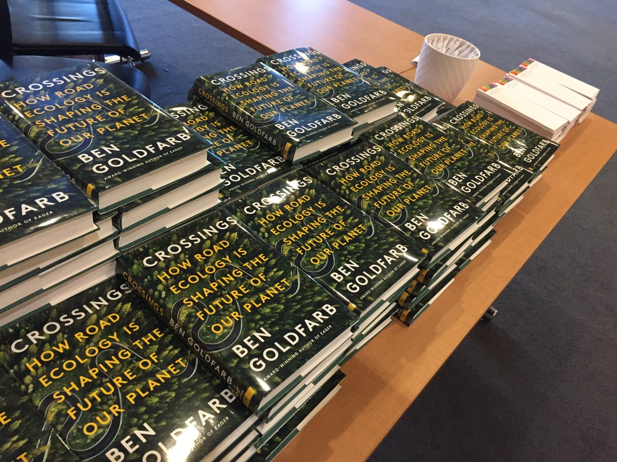 Big thanks to my new friends at @NYPressClub for inviting me to talk environmental journalism at their annual conference today, and for hooking up attendees with 100 copies of you-know-what. Best party favor this side of a Pez dispenser.