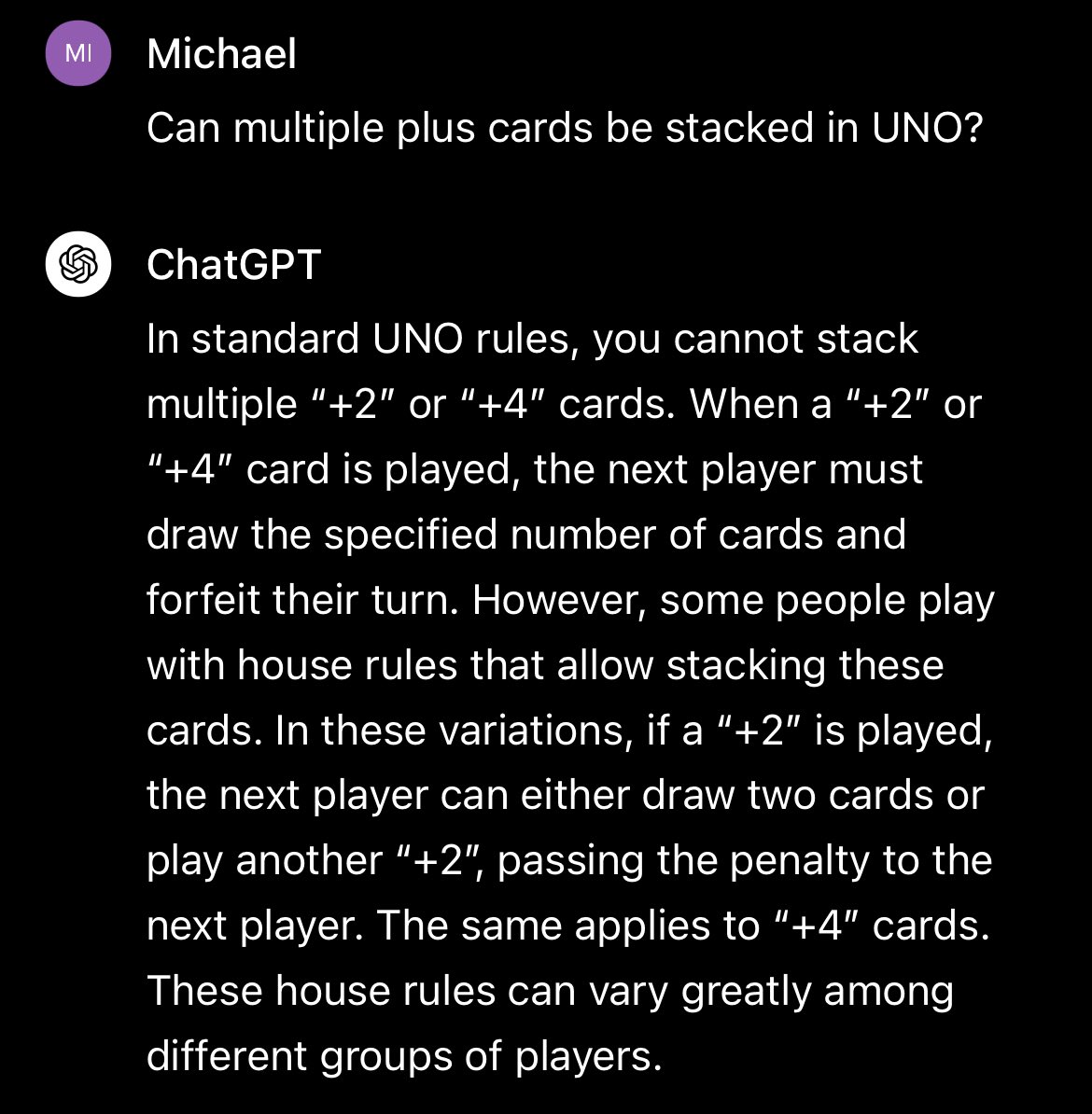 GPT4 knows house rules 😂