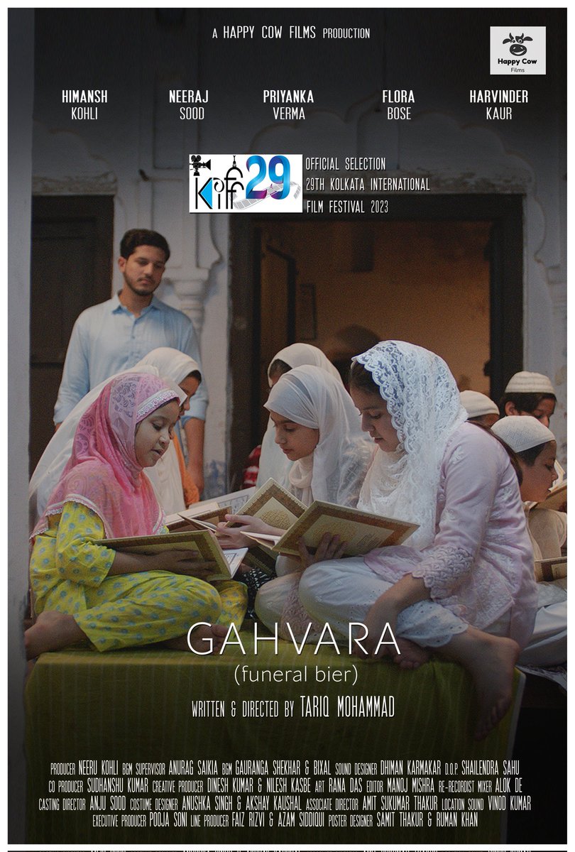 Happy to share GAHVARA is going to have it's India Premiere at 29th Kolkata International Film Festival 2023 #Kiff #KIFF2023 #Kolkata #cityofjoy