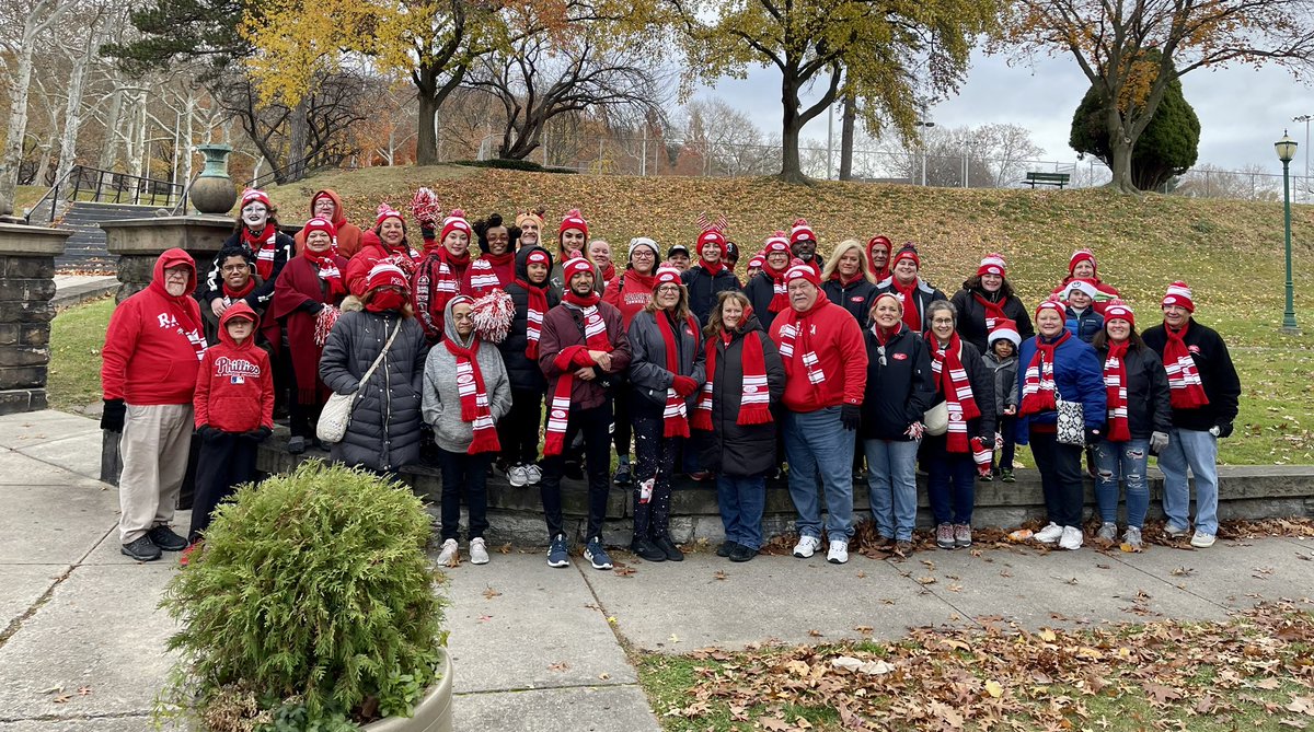 Beautiful morning for Reading Area Community College (RACC) students, faculty and staff at the 2023 Reading Holiday Parade!