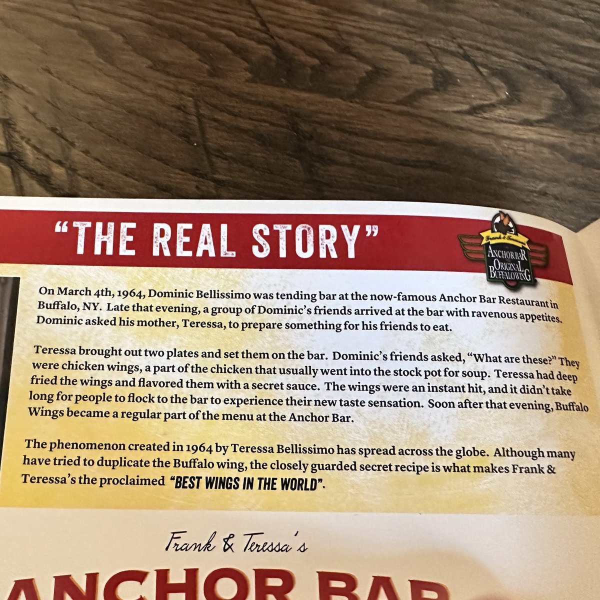 Bakibahce's tweet image. Anchor Bar wings. Let’s see what all the fuss is about #JetsTwitter