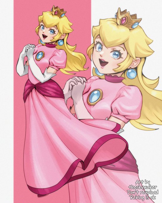 「princess peach puffy short sleeves」Fan Art(Latest)