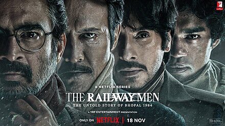 A Tribute to #BhopalGasTragedy Victims By a Masterpiece 🫡
#TheRailwayMen 
Great job by @ActorMadhavan @kaykaymenon02 @divyenndu @shivrawail