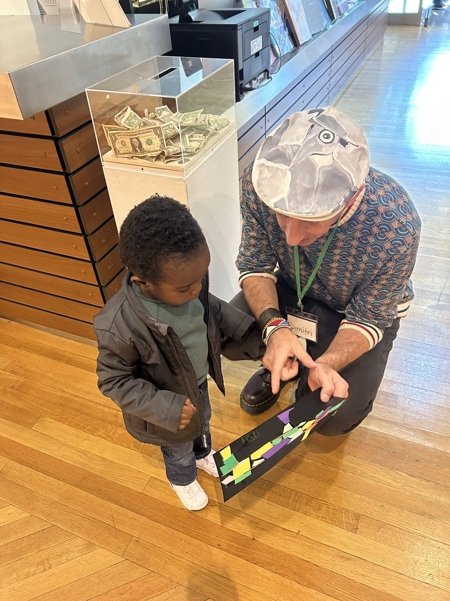 MsSouverain_15's tweet photo. A Saturday morning well spent at Family Fun Day with @GodwinTernbach museum at Queens College. We checked out the Ubuhle women exhibit, my son made his own art, and we listened to a story written/illustrated you by Javaka Steptoe. We had a blast!! https://t.co/rjyqltfjiD