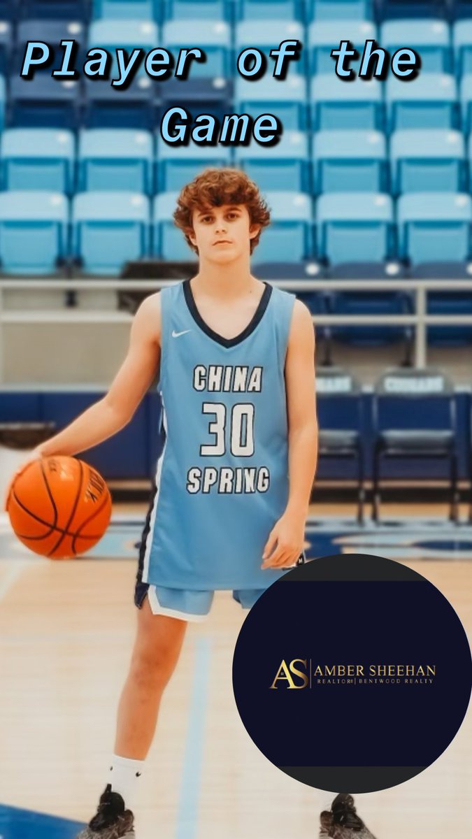 BasketballChina's tweet photo. Your Amber Sheehan Bentwood Reality player of the game is Knox Outlaw! Knox came off the bench early and took a huge charge. Then in the second half helped us take care of the ball and played solid defense and hitting a big 3️⃣ late! Help us congratulate Knox!@cscougarsports https://t.co/NLjYtg1q1m