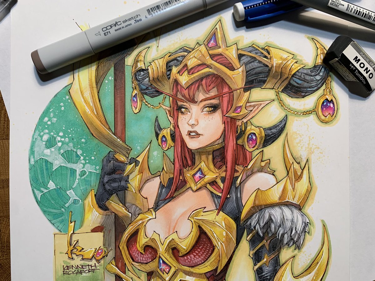 Mitografia's tweet image. Alexstrasza ✍️