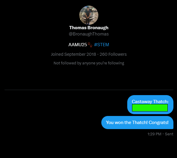YeaItsHoppie's tweet photo. Congrats to our winners!!! 🥳🥳

The winner of the Thatch is @BronaughThomas ✅

and for the Azoth it is @tigerwhom ✅

Another Giveaway Coming Soon! https://t.co/00vZ5oOdcw