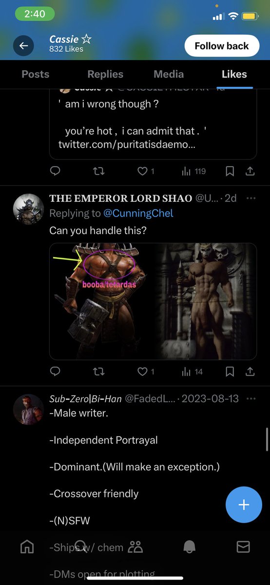 skar.⠀

sooo everyone is talking about the cassie, and i wanna say i was the one who found the tweet and sent it. it was pretty late at night, so now im gonna make the post.

the cassie's @ is @/CXSSIETHESTXR