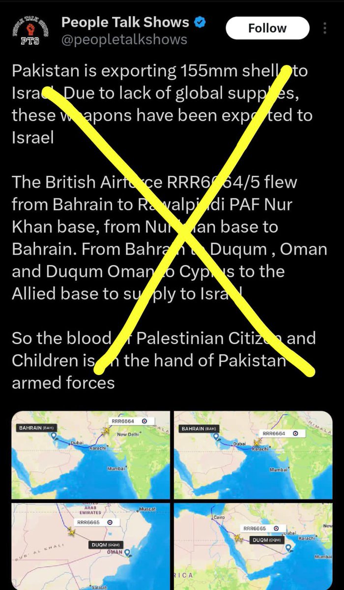 An explicit propaganda against Pakistan. This is era of post truth. Actuality is, Pakistan never supported Israel and keep the same stance over Palestine. Beloved country and its people are standing behind Palestine, undoubtedly. <a href="/OfficialDGISPR/">DG ISPR</a>