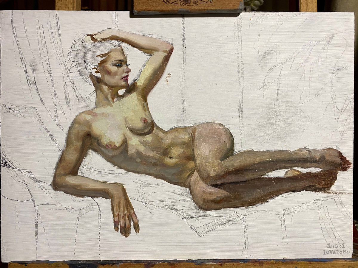 oil painty wip! (more of the process on my patre0n🫶)