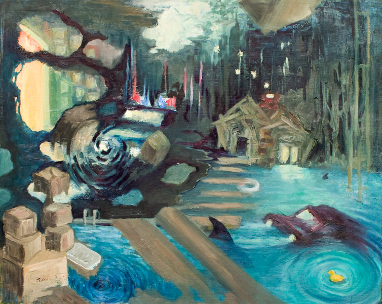 AlexRadin111's tweet photo. Back in my college days I painted some of my dreams. This one got titled "In Transition" Oil on Canvas.
#painting #art #surreal #ArtistOnTwitter #dream https://t.co/uPk5Zjs0W4