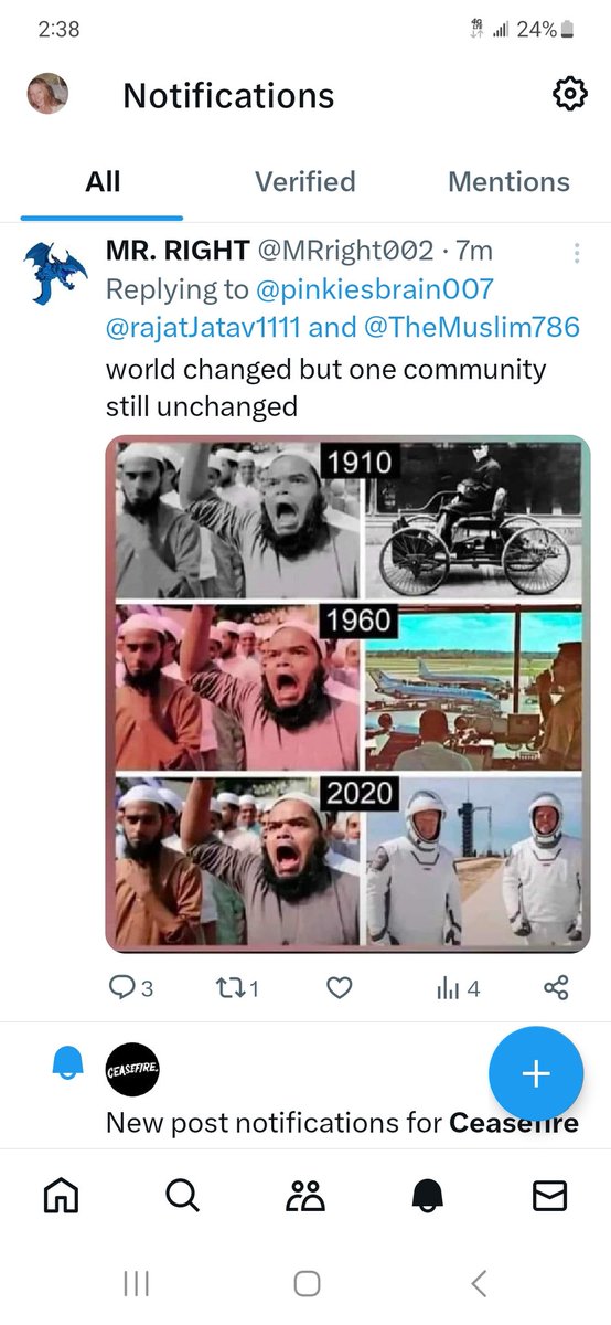 pinkiesbrain007's tweet image. @MRright002 you deleted this.  Why? You all of a sudden see that my God children are Muslim. #Whitespaces 🤷‍♀️✌️