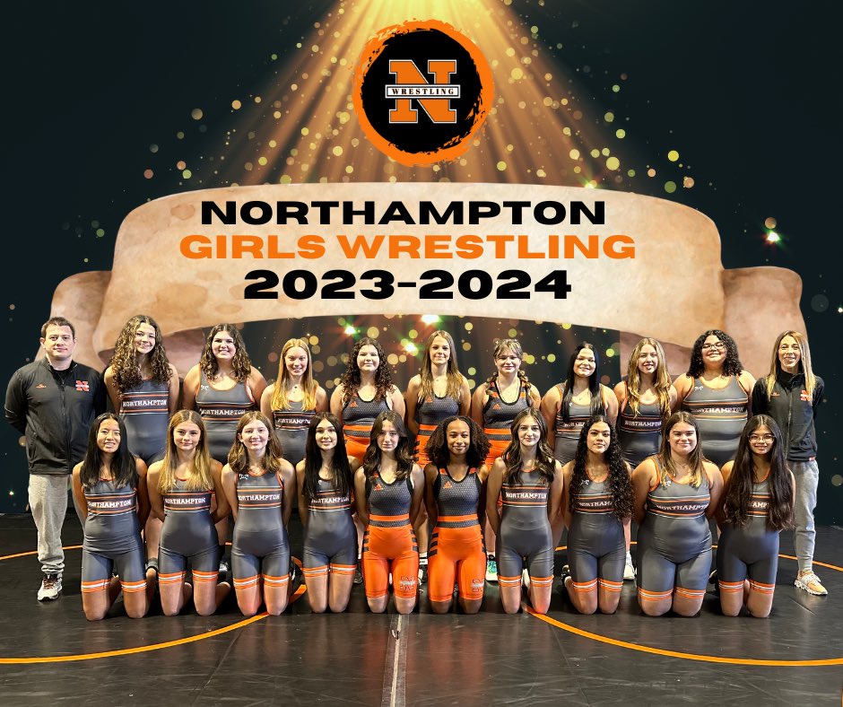 KKidWrestling's tweet photo. Introducing the first Northampton Girls Wrestling team! Welcome Coach Limpar to our staff! https://t.co/nEDuCVAtAF