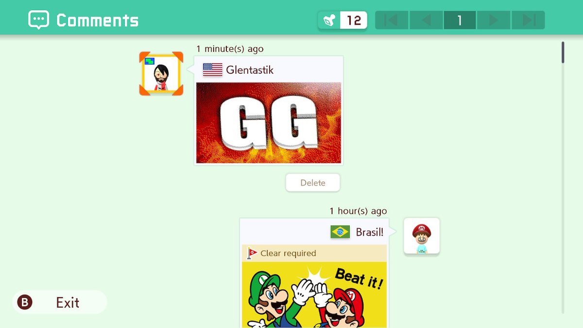 superglenx's tweet photo. part 3 of comment art on levels #SuperMarioMaker2 #NintendoSwitch https://t.co/gD1ph9A1DN