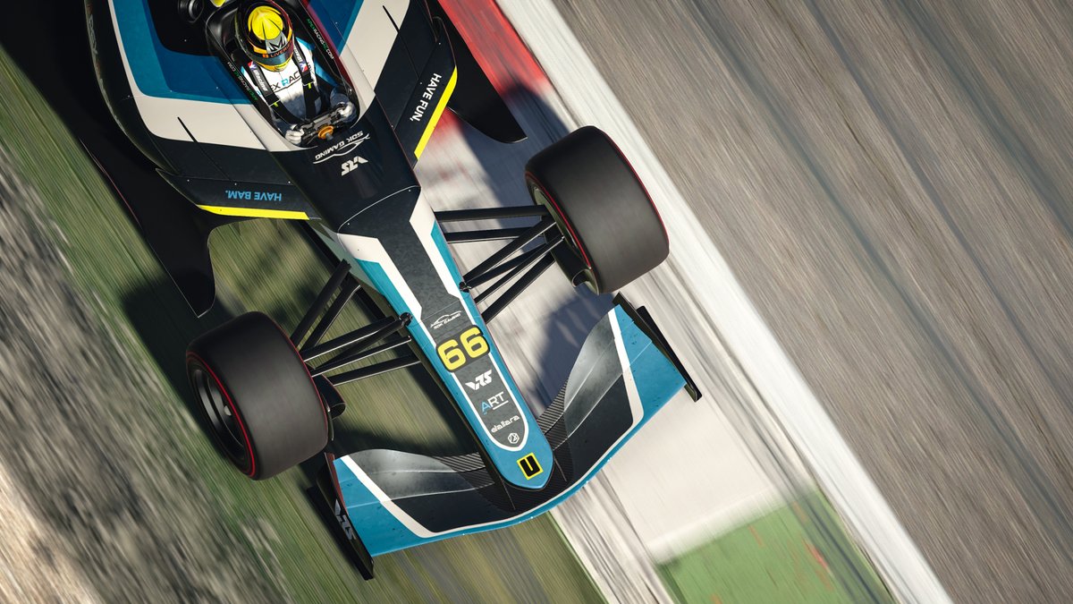 Ssz_Daniel's tweet photo. P10 over the line at Monza. I Was driving for a P5 finish but sadly got caught right in the middle of a 7 car crash in Ascari. Luckily I managed to keep the car going and bring home a Top 10 finish for the last race of the season. Big Congrats to Michele on his Home Race Win! https://t.co/GCr0TC98tN