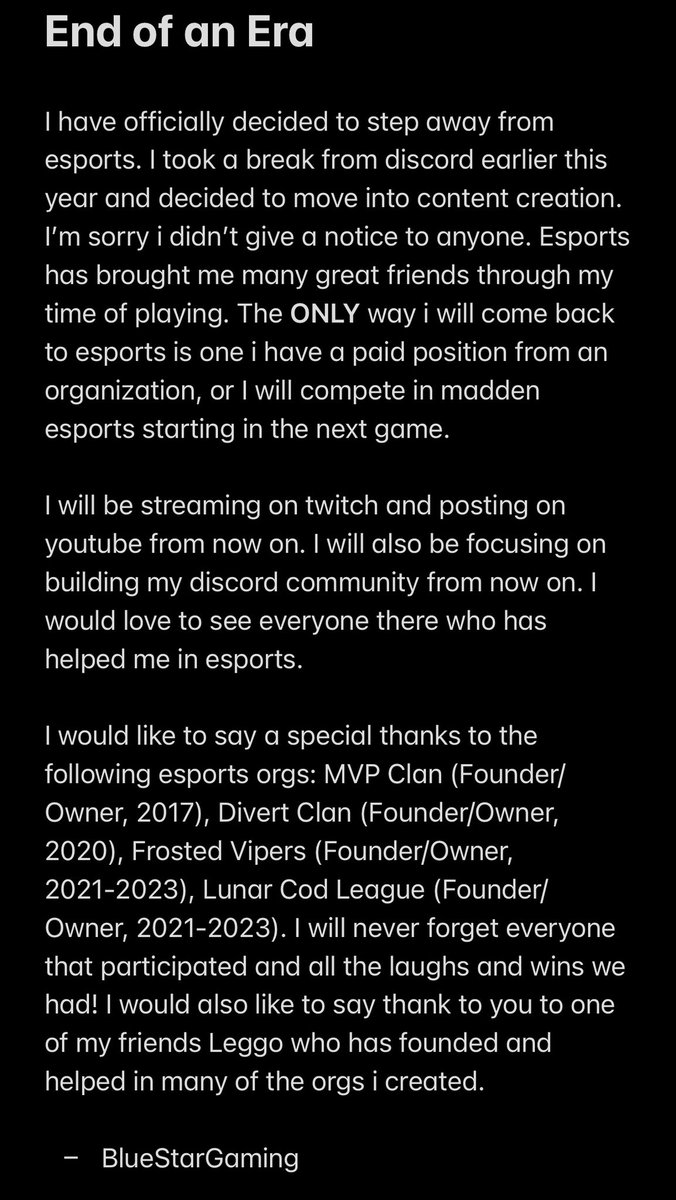 Thank you LCL! <a href="/_RealBlueStar_/">BlueStarGaming</a>