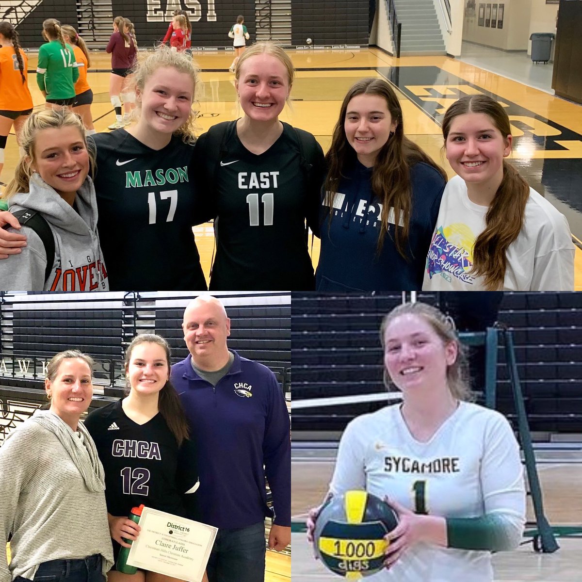 RonnieGrandison's tweet image. 💜🏐🖤Eye spy OPVC players at the district senior all star showcase! 
#RGB #OPVC #volleyball @ohiopremiervc