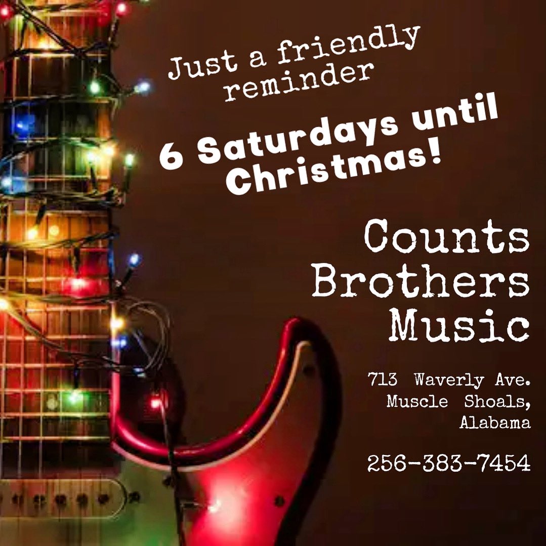 CountsBrosMusic's tweet photo. #Countsbrothersmusic #countsbrothers #muscleshoals #muscleshoalsmusic #music #instrumentsales #instruments #sales #guitars #drums #keyboards https://t.co/fGzjD8WT2d